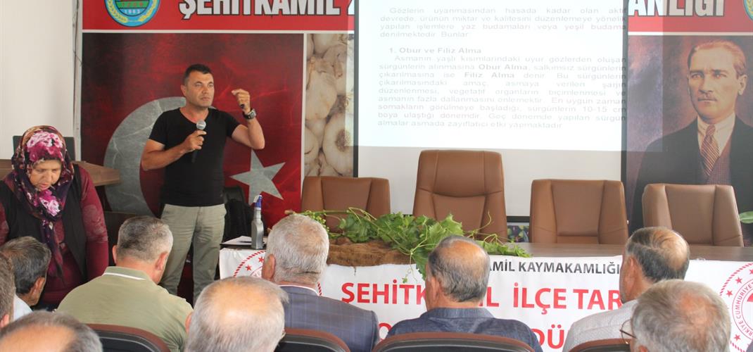 A TRAINING ON “GREEN PRUNING IN VITICULTURE” ORGANIZED IN GAZIANTEP