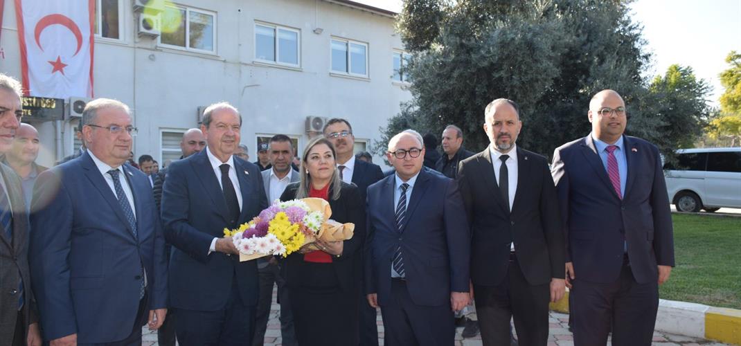 Kuzey Kıbrıs Türk Cumhuriyeti 5. Cumhurbaşkanı Sayın Ersin Tatar, beraberindeki heyet ile birlikte Müdürlüğümüzü’nü ziyaret etti.