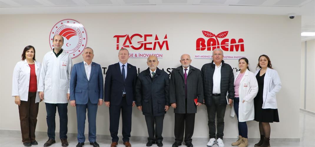 Tarım ve Orman Bakan Danışmanı Muharrem Selçuk Enstitümüzü Ziyaret Etti