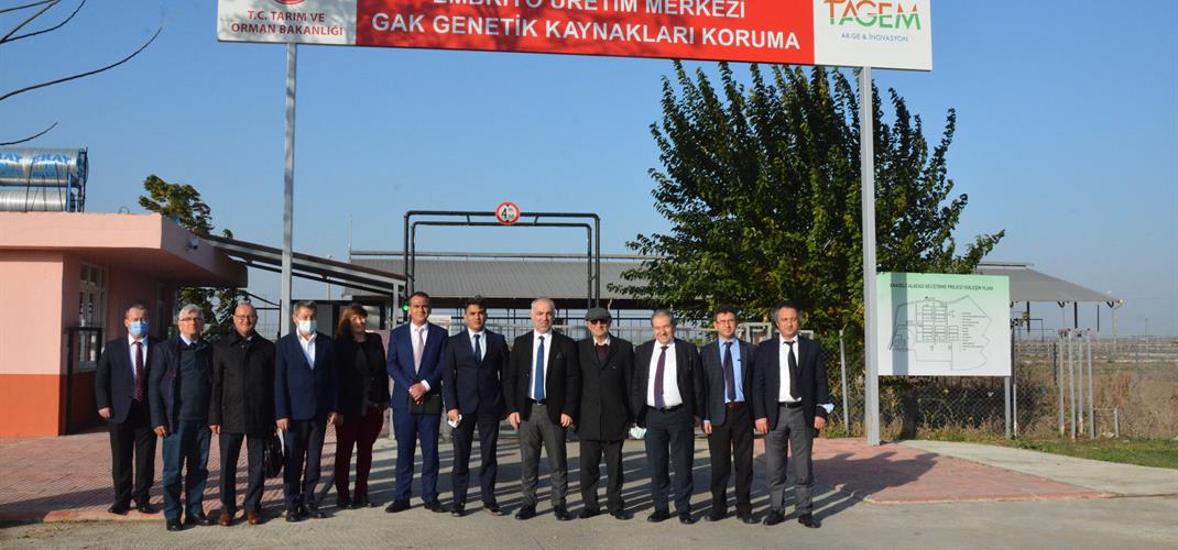 Anadolu Alacası Geliştirme projesi  inceleme heyetinin Enstitü Müdürlüğümüzü ziyareti 