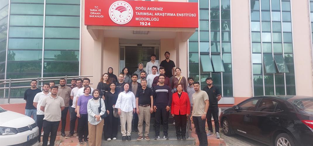 Çukurova Üniversitesi Bitki Koruma Bölümü Öğrencilerinden Enstitümüze Ziyaret