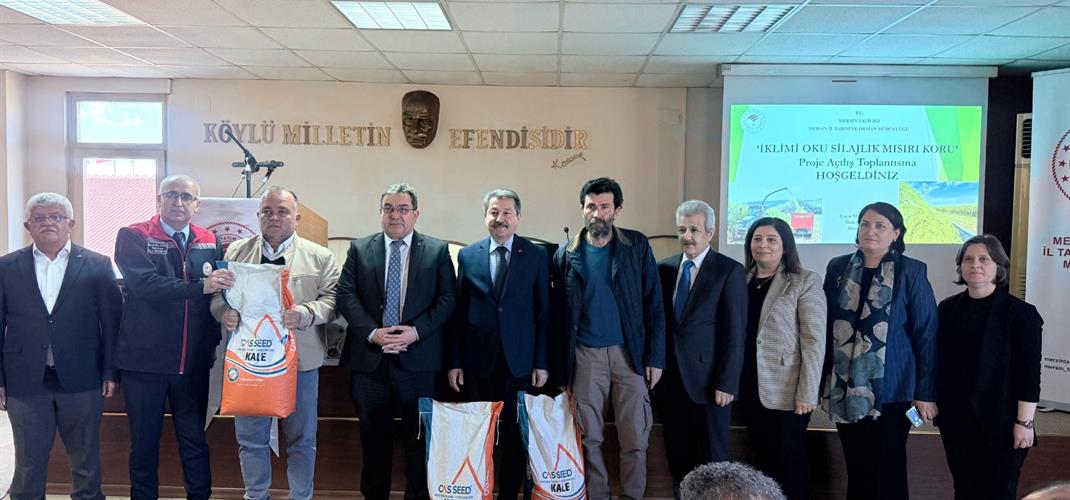 “İKLİMİ OKU SİLAJLIK MISIRI KORU” YAYIM PROJESİNİN AÇILIŞ TOPLANTISI TARSUS’TA YAPILDI
