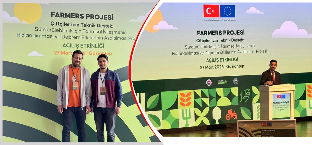 FARMERS Projesi Açılış Toplantısı Gaziantep’te gerçekleştirildi.