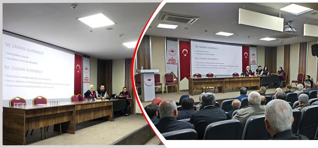 Toprak Analizi Semineri Gerçekleştirildi…