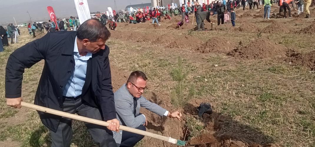 Enstitü Müdürlüğümüz 11 Kasım Milli Ağaçlandırma Gününde gerçekleştirilen fidan dikim etkinliğine katılım sağladı.