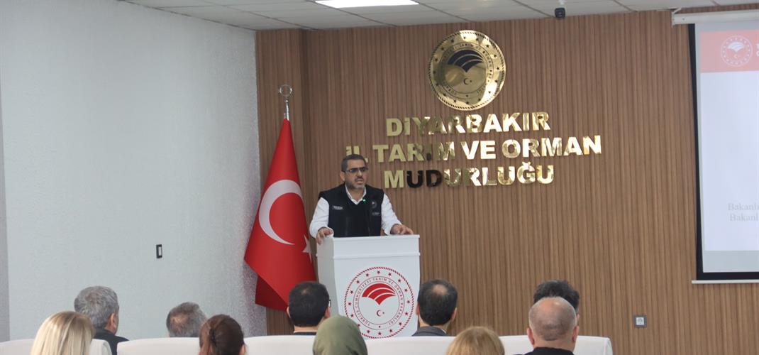 Bilgilendirme Toplantılarının İlki Diyarbakır İl Tarım ve Orman Müdürlüğünde Düzenlendi
