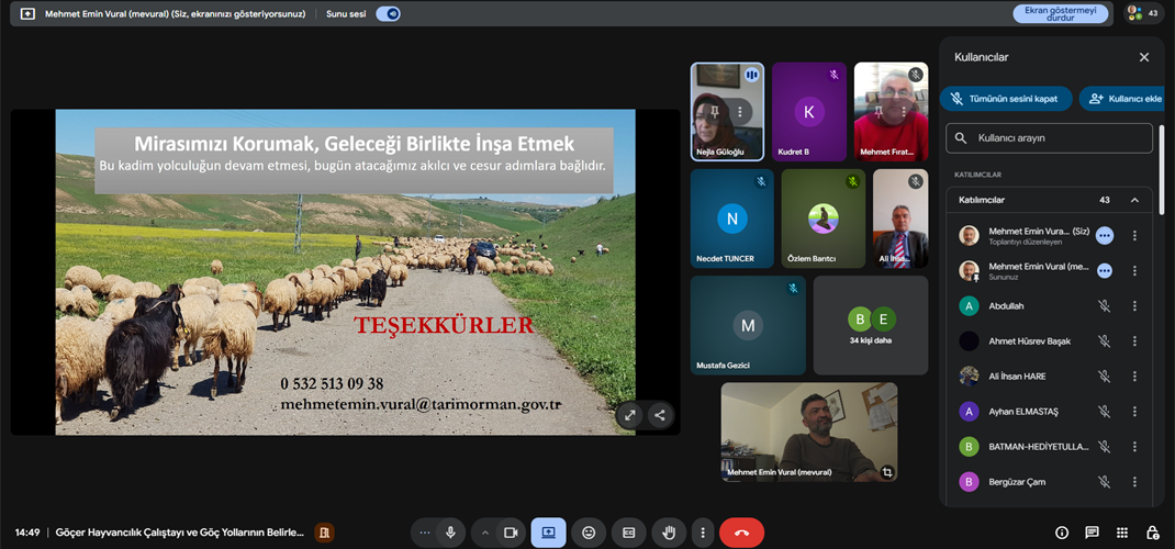  Göçer Hayvancılık Toplantısı Düzenlendi