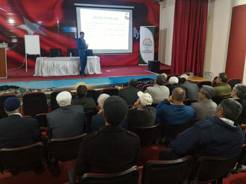 Zeytin Yetiştiriciliği Eğitimi Verildi