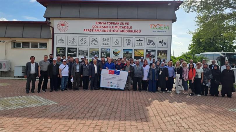 CCAGP/073 Projesi Kapsamında Eskişehirli Çiftçilere İklim Dayanıklı Tarım Modelleri Yerinde Tanıtıldı