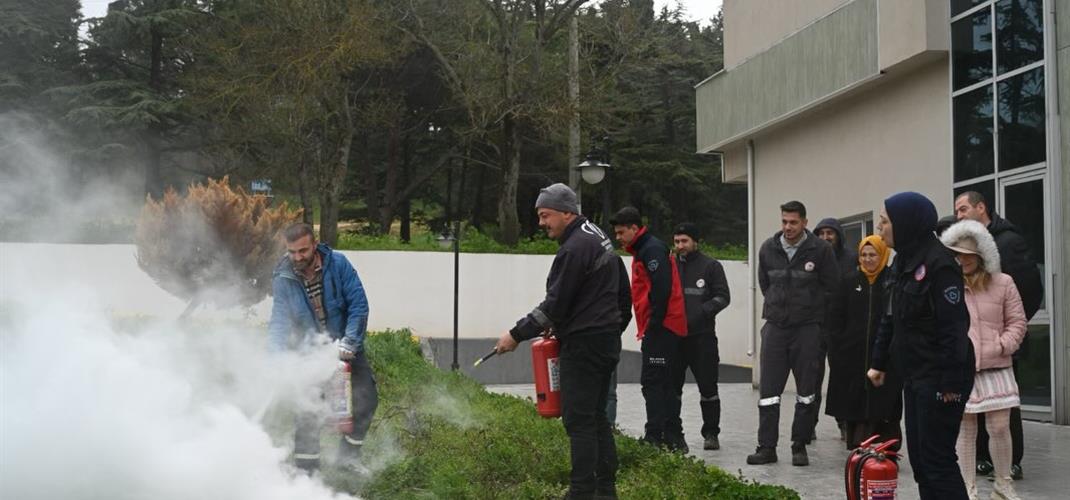 Kurumumuzda Yangın Eğitimi ve Tatbikatı