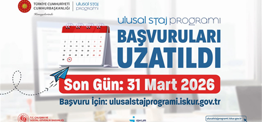 STAJ SÜRELERİ UZATILDI 2026