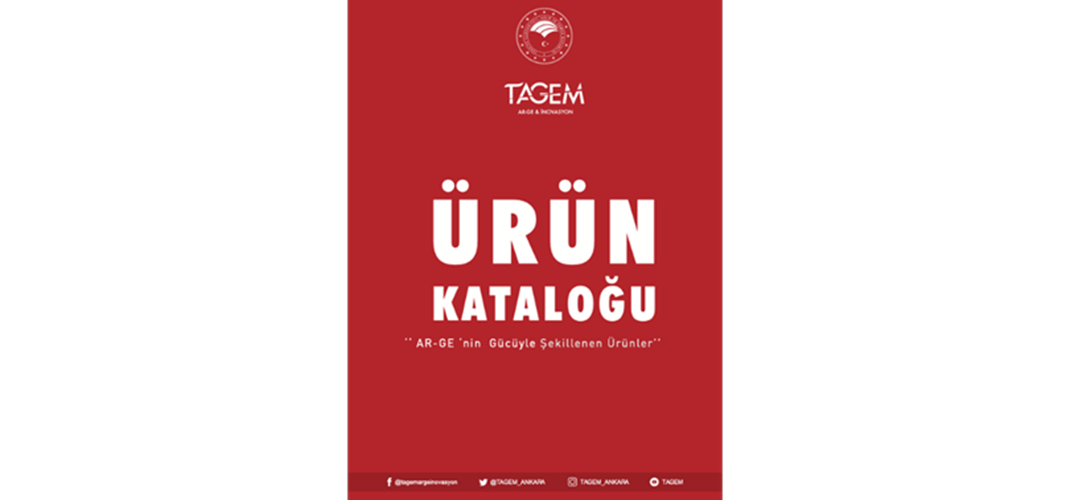 TAGEM Ürün Kataloğu Yayımlandı