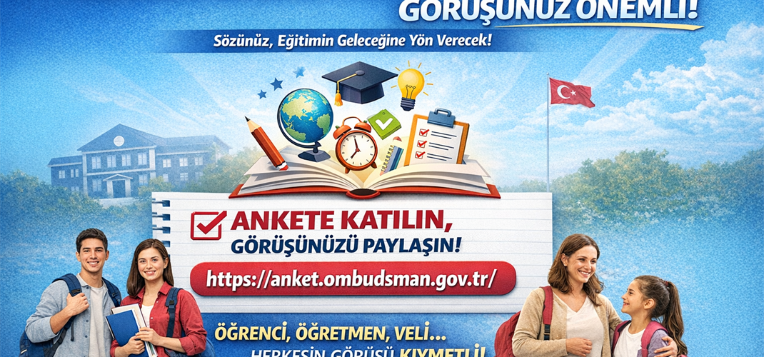 Eğitimde söz sırası sizde!