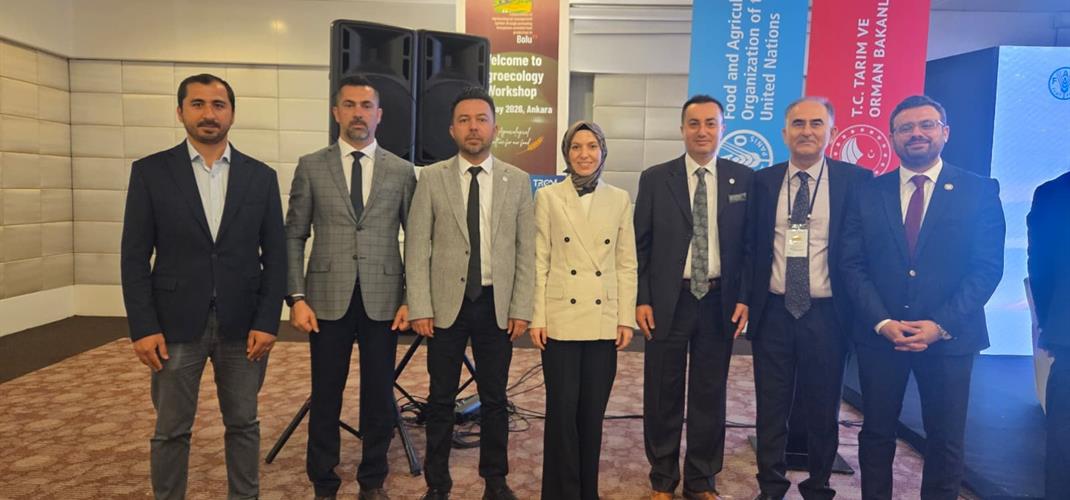 Ekosistem Odaklı Gıda Üretimini Teşvik Ederek Agro-Ekolojik Yönetim Sisteminin Geliştirilmesi Çalıştayı’na Katılım Sağlandı.