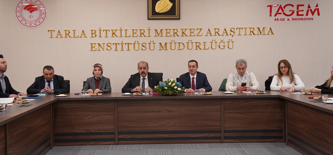 TAGEM Tarla Bitkileri Araştırmaları Daire Başkanlığı’ndan Enstitümüze Ziyaret