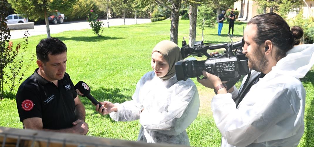 Tavukçuluk Araştırma Enstitümüz, kapılarını A Haber'e açtı. 