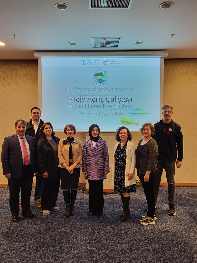 “Biyoçeşitliliğin Korunması ve İklim Değişikliğine Uyum İçin Ekosistem Direncinin Güçlendirilmesi ve Sürdürülebilir Yönetimi Projesi” Kapsamında Düzenlenen Proje Açılış Çalıştayına Katılım Sağladık