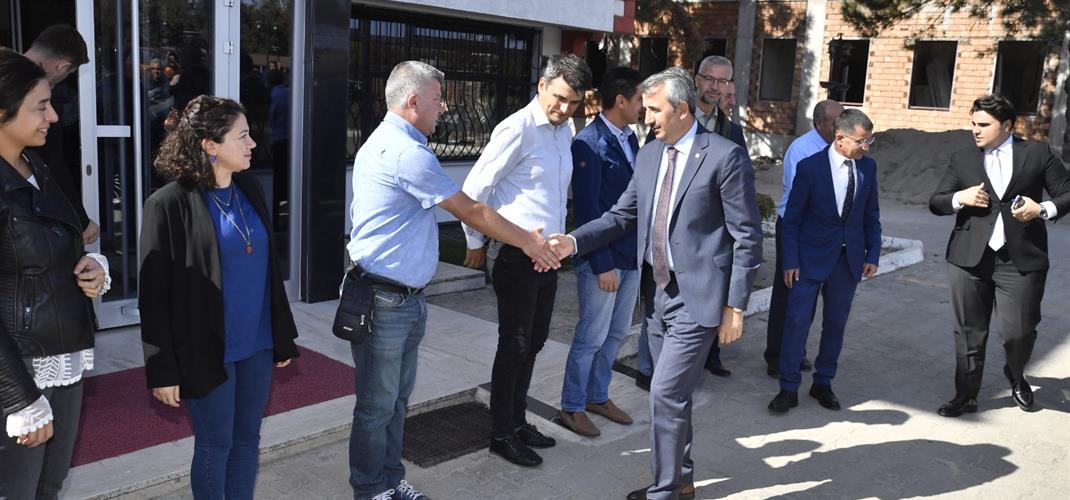 Edirne Valisi Sayın Yunus Sezer Enstitümüze Ziyarette Bulundu