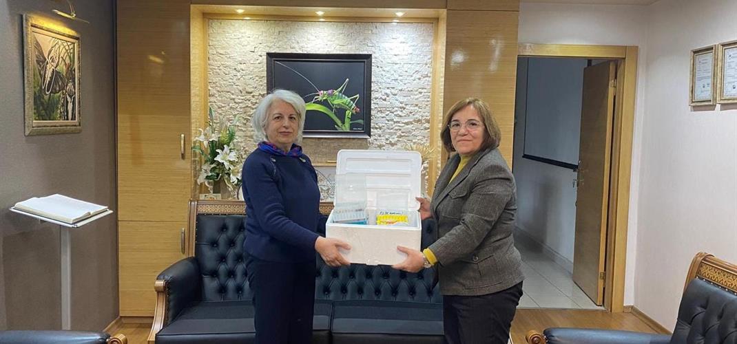 Bitki Koruma Bölümü emekli öğretim görevlisi Prof. Dr. Berna TUNALI Enstitümüzü ziyaret etti.